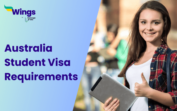 Requirements for a student visa to Australia for 2024